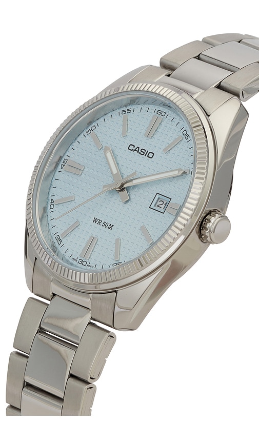  Casio Uhr Mtp1302 In Metallic Silver. 