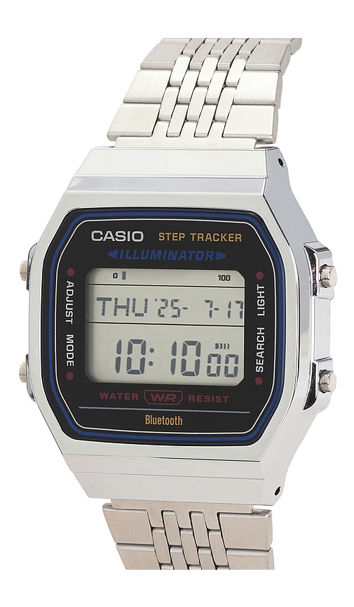  Casio Uhr Abl100 In Metallic Silver. 