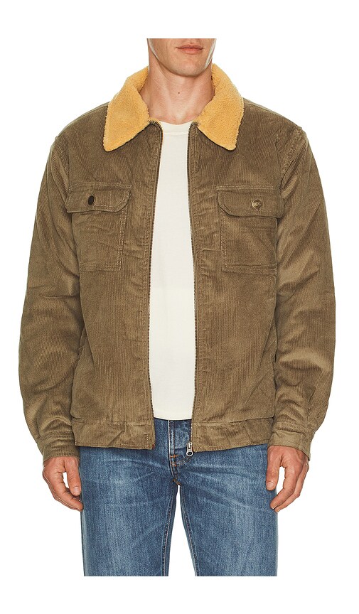 Critical Slide Coastal Cord Jacket In Brown