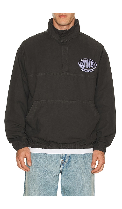Critical Slide Madness Pop Anorak In Black