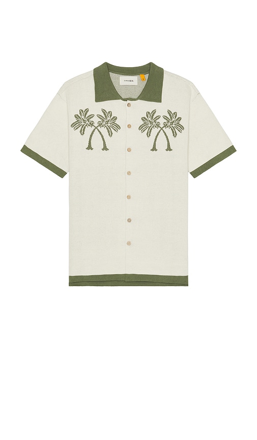 Nice Knit Shirt in Cream. - size S (also in L, M, XL/1X)