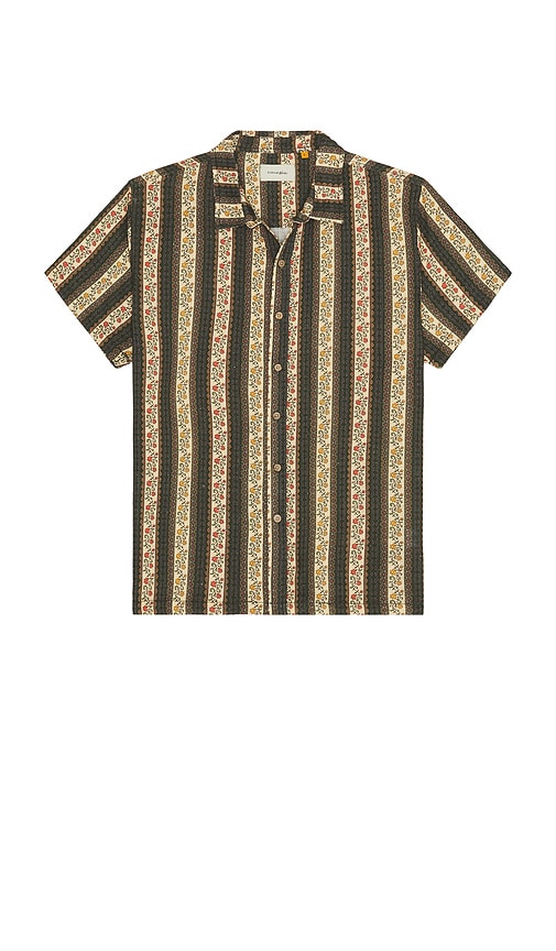 Mendoza Resort Shirt in Brown. - size XL/1X (also in L, M, S)