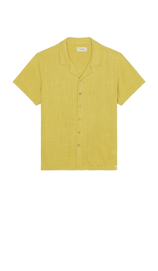 Ernie Resort Shirt in Mustard. - size XL/1X (also in L, M)