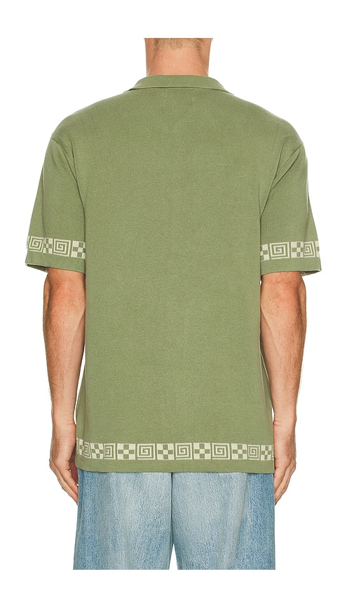 Critical Slide La Concha Knit Shirt In Green