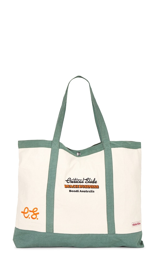 Critical Slide Business Beach Bag In Green