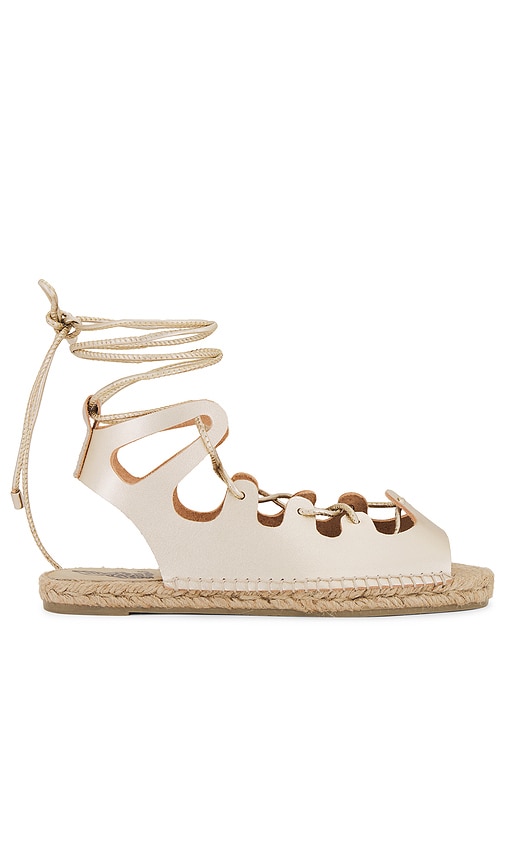 Shop Castaã±er Zante Sandal In 铂金