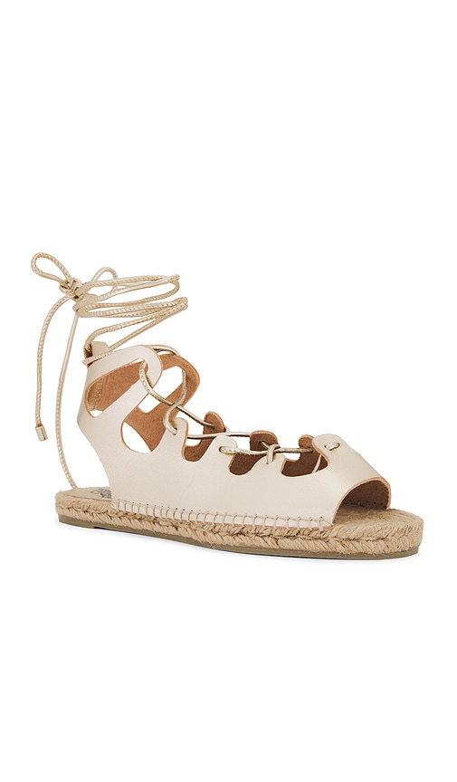 Shop Castaã±er Zante Sandal In 铂金