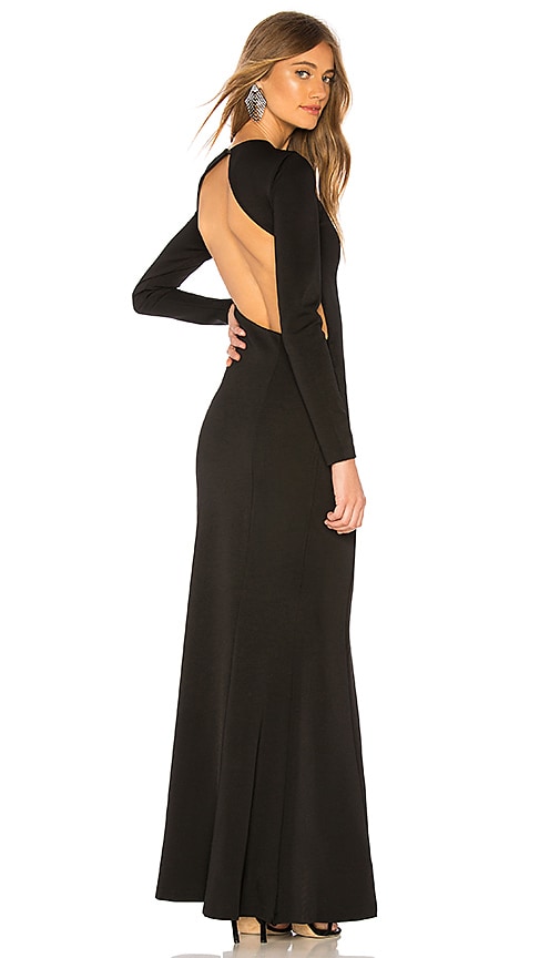 revolve black maxi dress