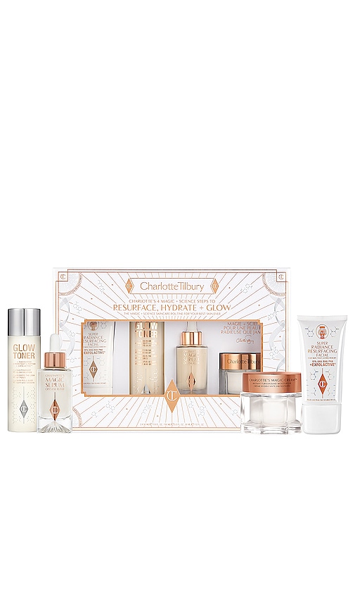 Charlotte Tilbury Charlotte's 4 Magic + Science Steps To Resurface, Hydrate + Glow. In N,a