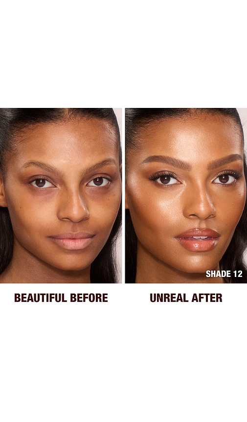  Charlotte Tilbury Base De Maquillaje Unreal Skin Sheer Glow Tint Hydrating Foundation Stick En Color Belleza: Na Talla All . 