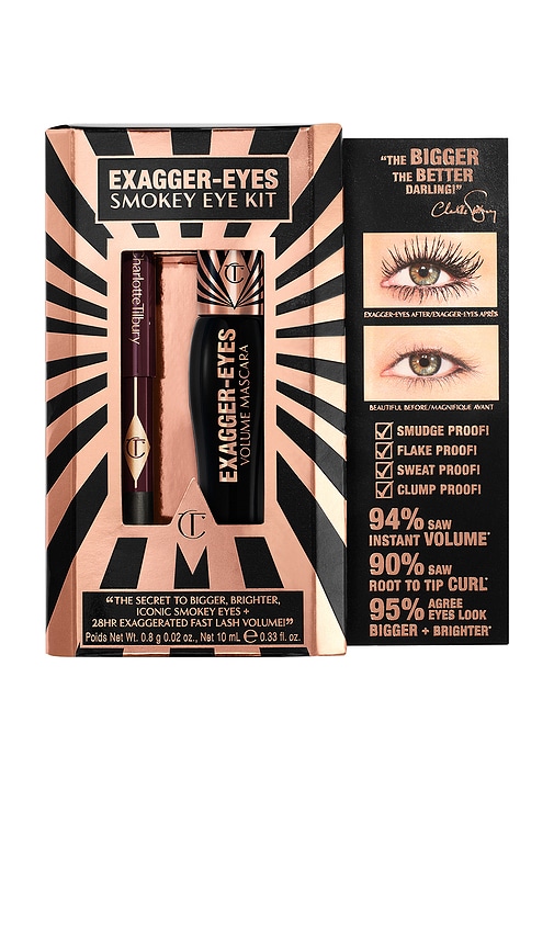 Charlotte Tilbury Exagger-eyes Smokey Eye Kit In Black
