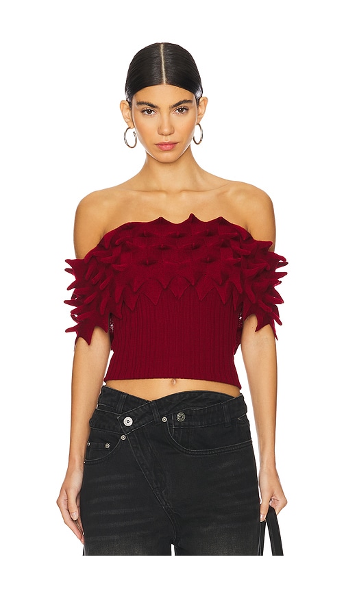 CHET LO x REVOLVE Maxi Off Shoulder Top in Red | REVOLVE
