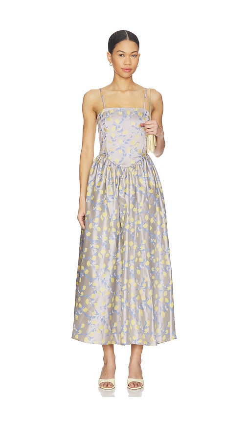  Curaae By Elliatt Maxivestido Annie En Color Metallic Neutral,yellow Talla L  (también En M, S, Xl, Xs). 