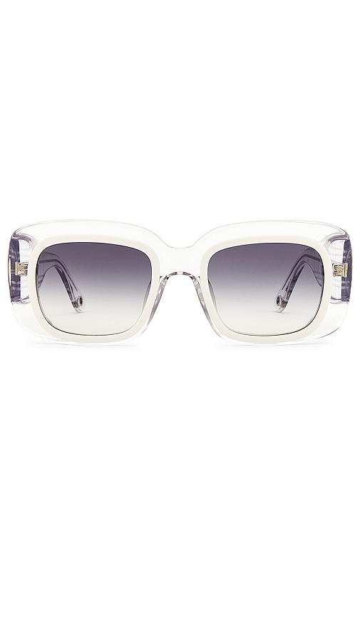 Cult Gaia Sleek Clear Meira Sunglasses the CULT GAIA x THIERRY LASRY “JAYA” sunglasses in  main image 3