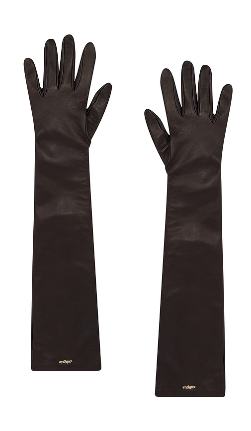 Shop Cult Gaia Zya Gloves In Chocolate