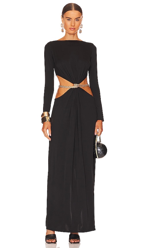 Cult Gaia Grecia Gown in Black