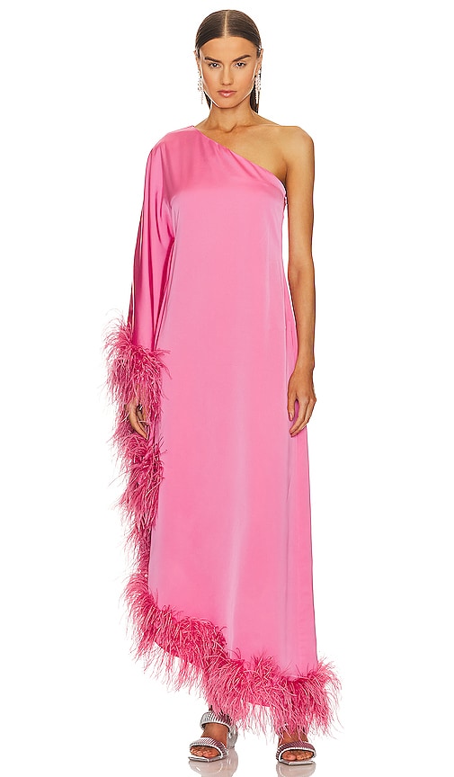 El vestido rosa y con plumas de Cult Gaia es el más bonito de la temporada