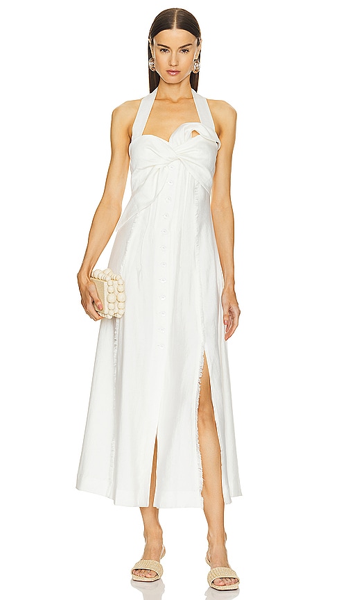 Cult Gaia Brylie Dress in White.