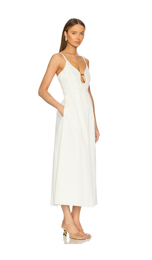 Cult Gaia Ellaria Sleeveless Maxi Dress In Off White