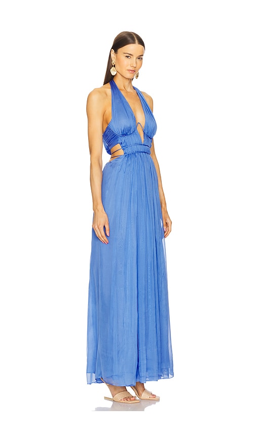 Cult Gaia Aashvi Gown In Blue