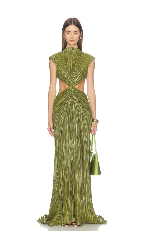 Voss Gown by Cult Gaia in Chive