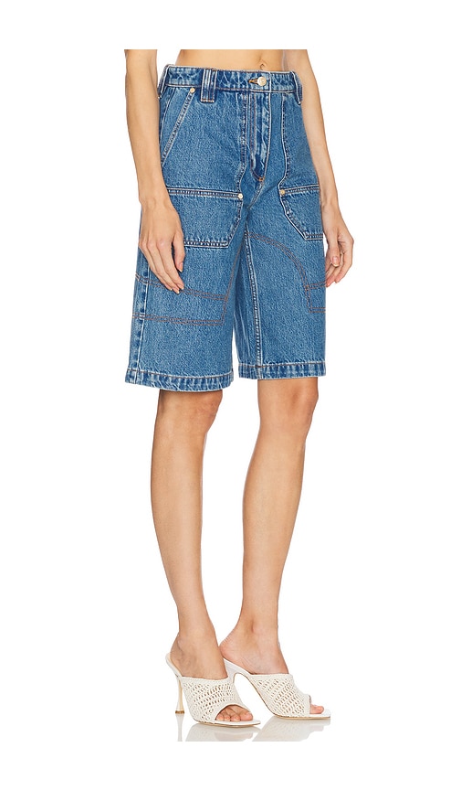 Cult Gaia Tanaka Short In Med Stone Wash