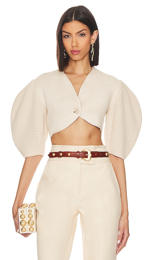 Cult Gaia Wilma Cardigan in Gardenia