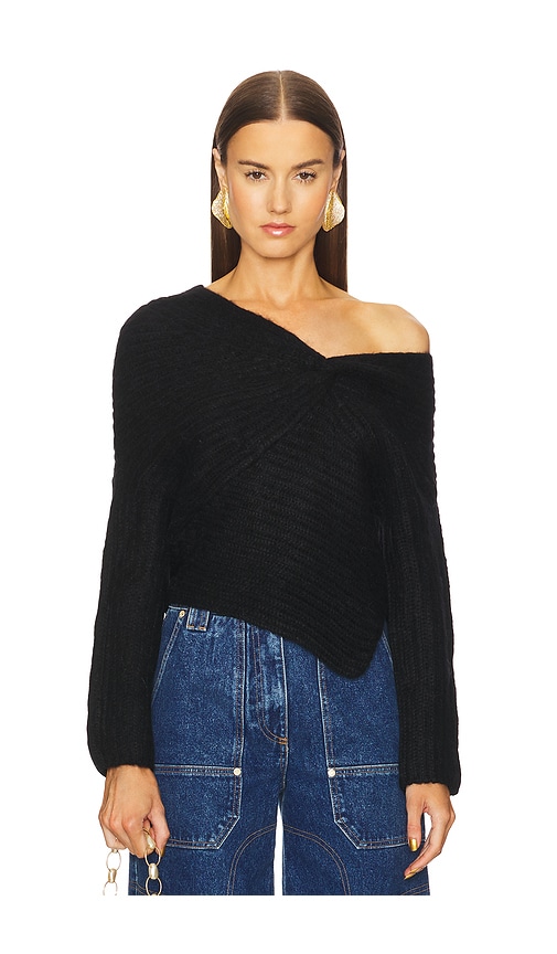 Shop Cult Gaia Lea Knit Top In Black