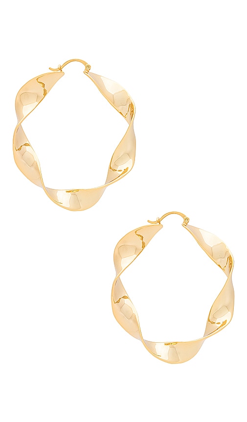 Shop Cult Gaia Yael Earrings In Metallic Gold