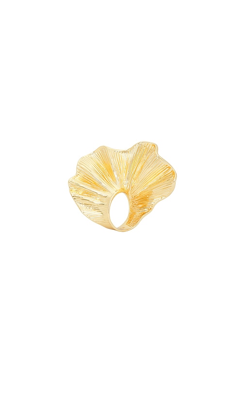 Cult Gaia Celeste Ring in Shiny Brass