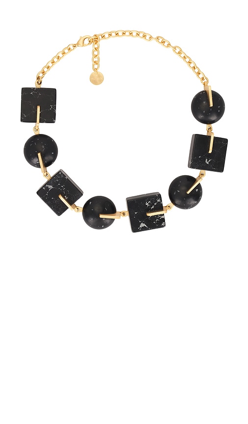 Cult Gaia Laguna Stone Choker Necklace In Multi
