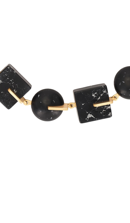Cult Gaia Laguna Stone Choker Necklace In Multi
