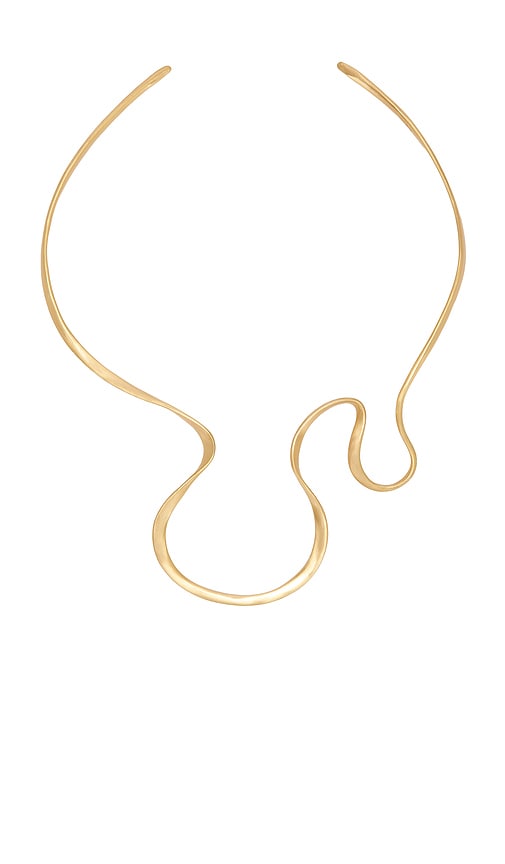 Cult Gaia Suni Choker In Gold