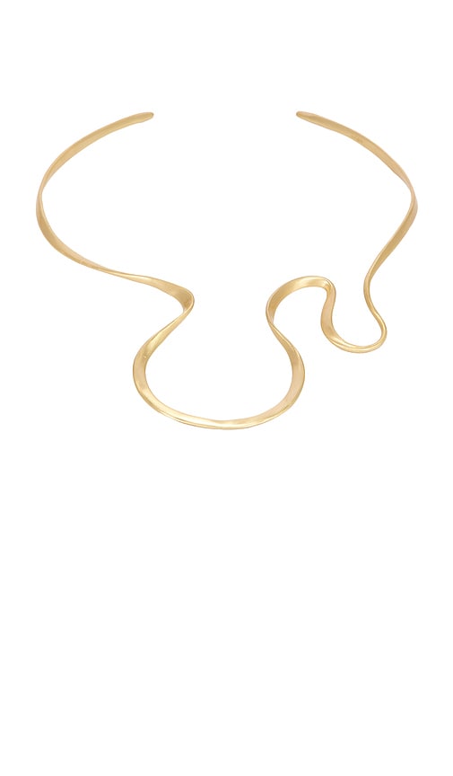 Cult Gaia Suni Choker In Gold