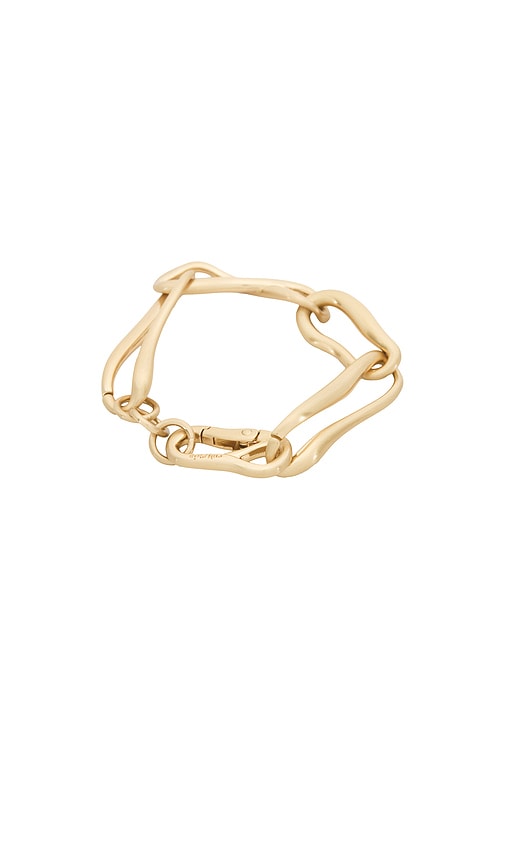  Cult Gaia Armreif Vera In Metallic Gold. 