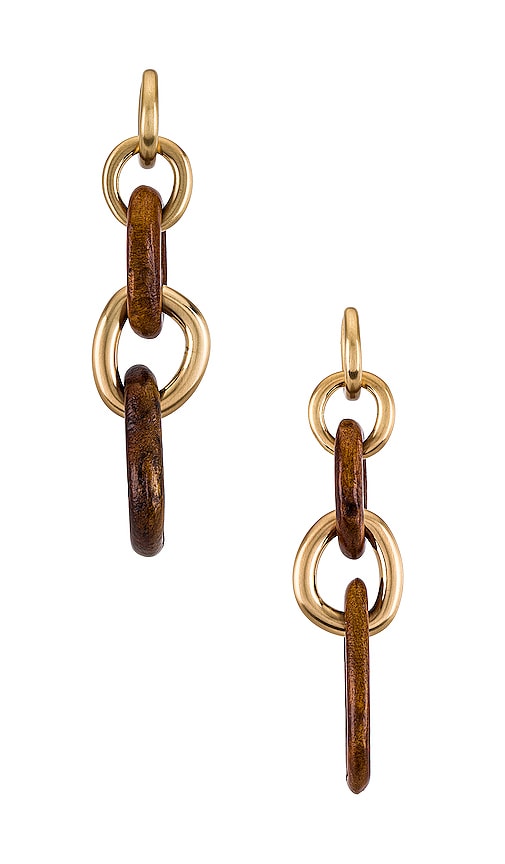 Cult Gaia Laguna Earring in Walnut main image 1