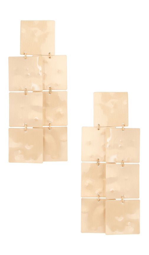 Evelis Earring by Cult Gaia in Brushed Brass