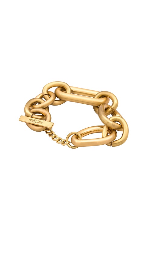 Shop Cult Gaia Reyes Bracelet In Metallic Gold