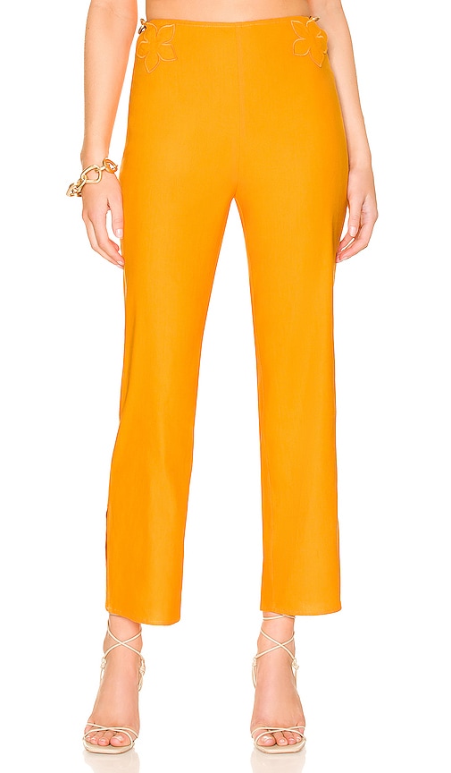 Cult Gaia Grier Pant in Yellow.