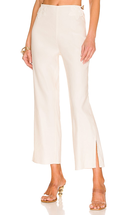 Cult Gaia Grier Pant in Ivory.