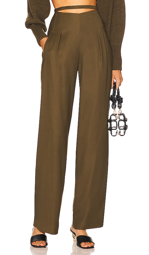 Cult Gaia Tasha Pant in Brown