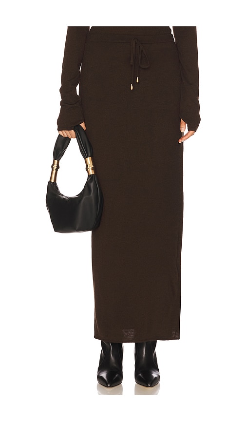 Cult Gaia Nadine Skirt Dk Java In Brown
