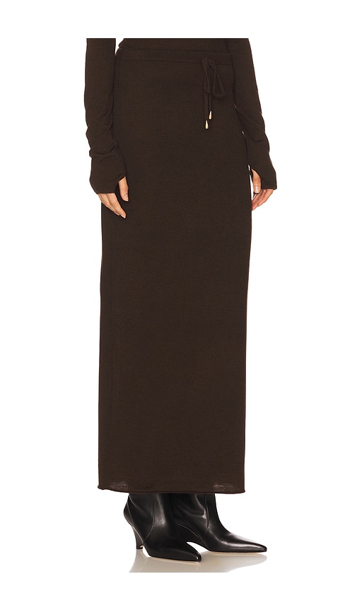 Cult Gaia Nadine Skirt Dk Java In Brown