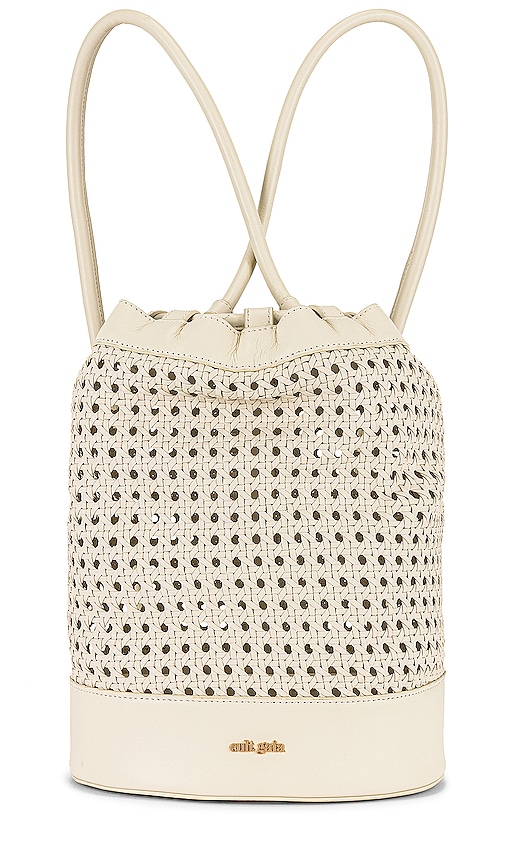 Cult Gaia Fifi Mini Backpack in Off White | REVOLVE display picture 3