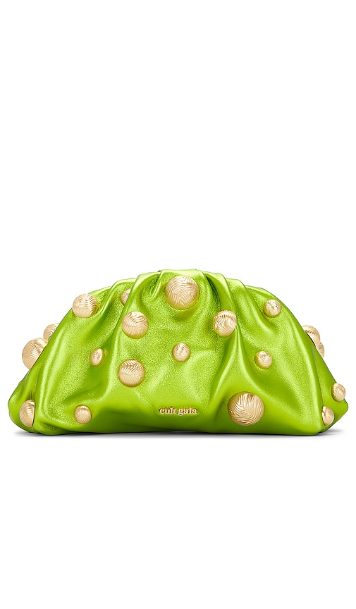 Product image of Cult Gaia Jaala Mini Clutch in Apple. Click to view full details