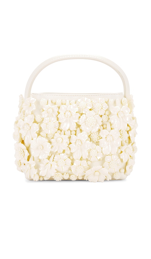 Cult Gaia Solene Mini Top Handle Bag In 象牙白