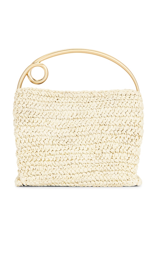 Shop Cult Gaia Lalli Top Handle Bag In 素色