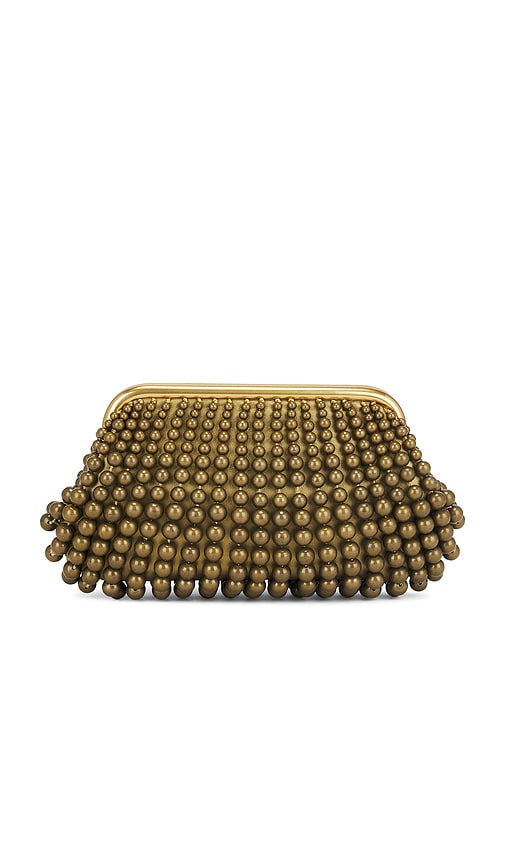 Shop Cult Gaia Nia Mini Clutch In 复古黄铜色