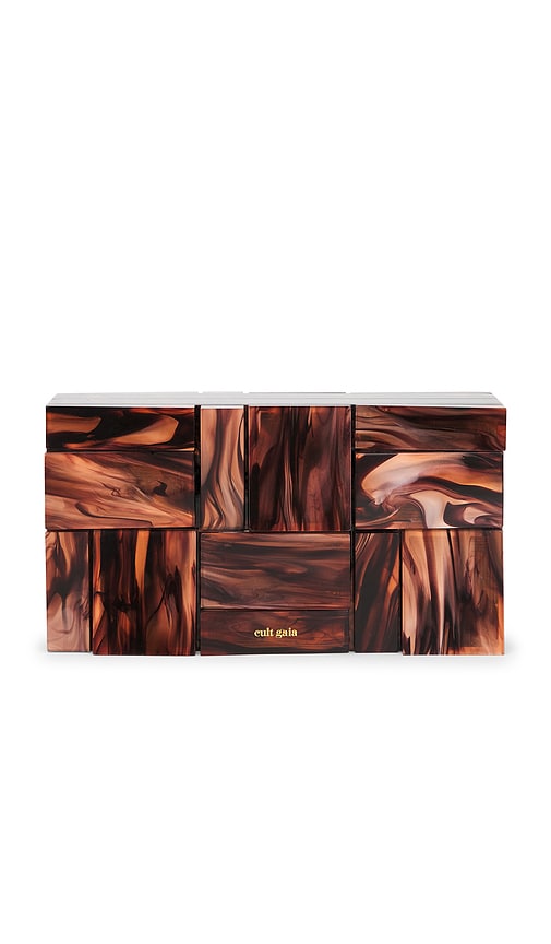 Galleria Clutch in Brown.