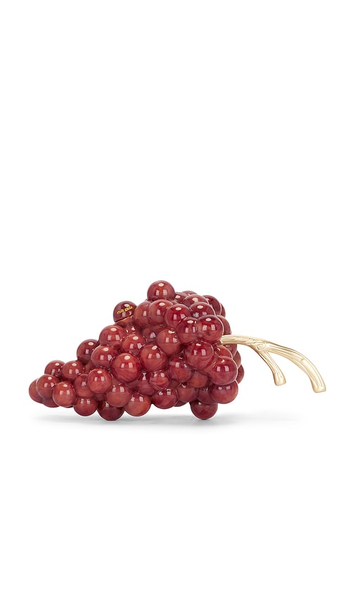 Cult Gaia Grape Clutch In Red